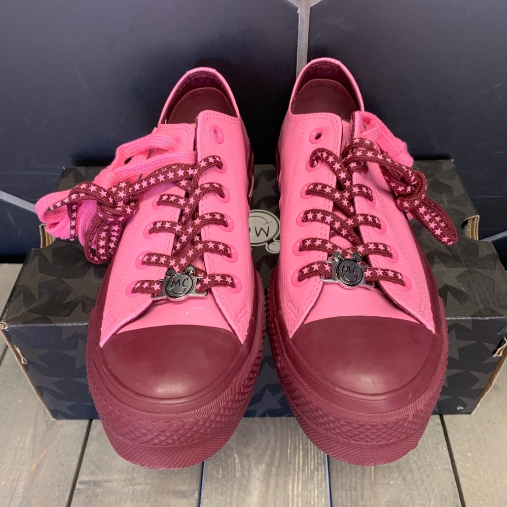 Womens Converse Chuck Taylor Miley Cyrus Pink Shoe - Picture 3 of 5